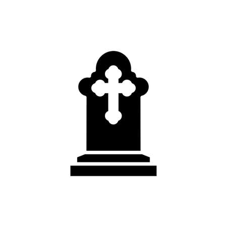 Tombstune Icon Vectorのイラスト素材