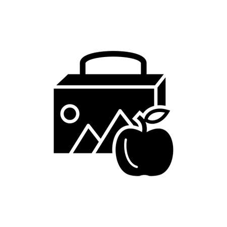 Lunchbox Icon Vectorのイラスト素材