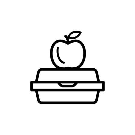Lunchbox Icon Vectorのイラスト素材