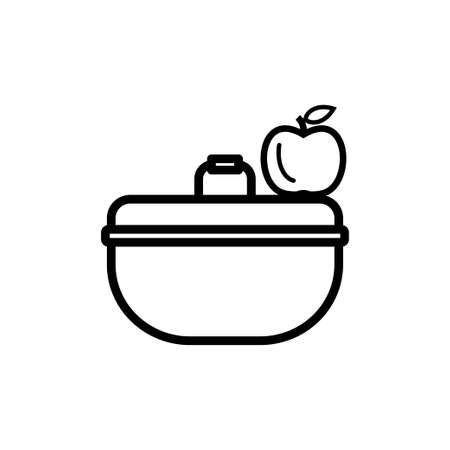 Lunchbox Icon Vectorのイラスト素材