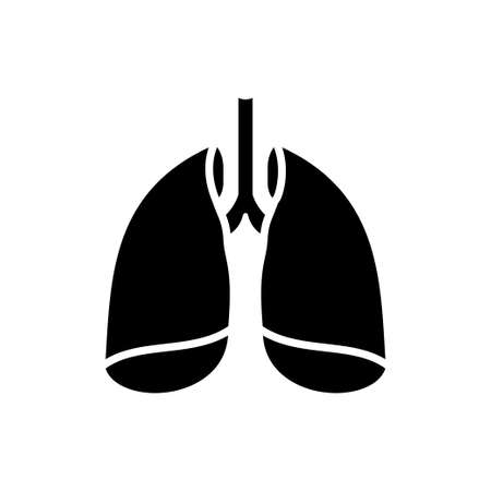 Lung Icon Vectorのイラスト素材