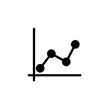 Graph Chart Icon Vectorのイラスト素材
