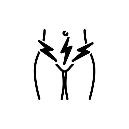 Menstrual Cramps Icon Vectorのイラスト素材