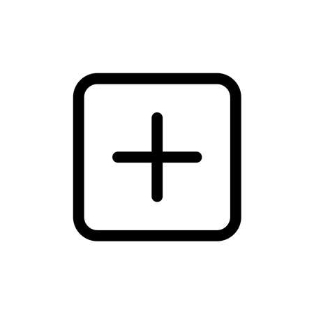 Plus Icon Vectorのイラスト素材