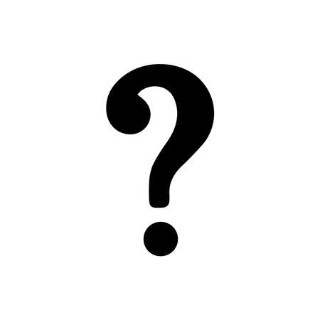Question Mark Icon Vectorのイラスト素材