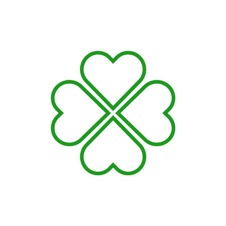 Four Leaf Clover St- Icon Vectorのイラスト素材