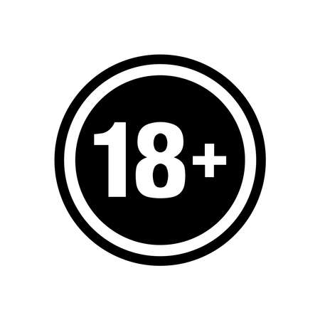 Under 18 Years Icon Vectorのイラスト素材