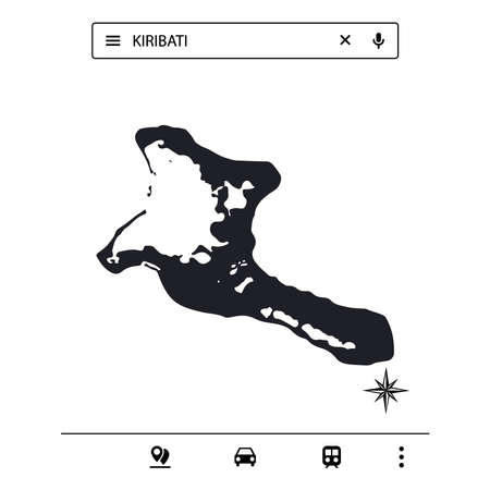 Australia Continent Icon Map Vectorのイラスト素材