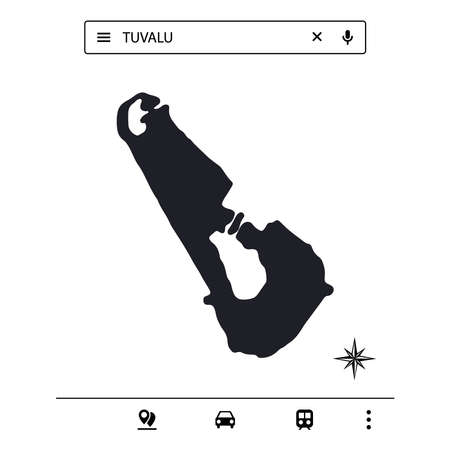 Australia Continent Icon Map Vectorのイラスト素材