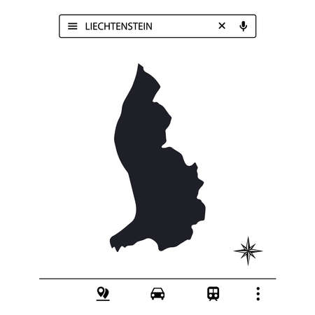 European Continent Icon Map Vectorのイラスト素材