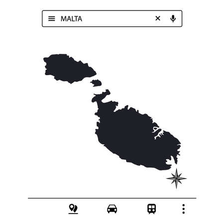 European Continent Icon Map Vectorのイラスト素材