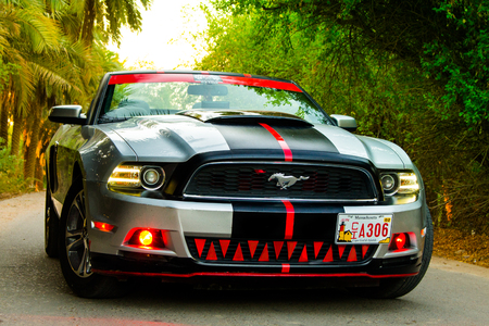 mustang sport car.のeditorial素材