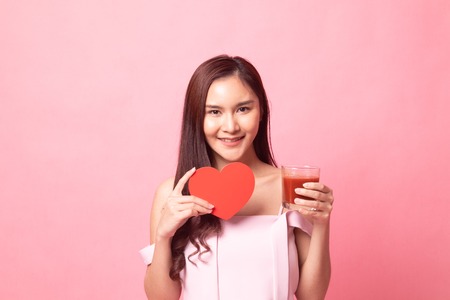 on pink backgroundの写真素材