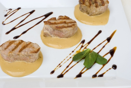 Tasty food from restaurant is ready to eatの写真素材