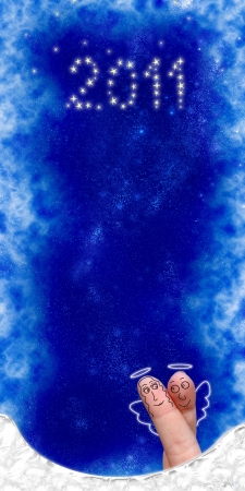 Christmas motive with blank place for your text.の写真素材