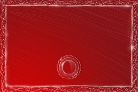 Modern certificate with empty space for copy text の写真素材