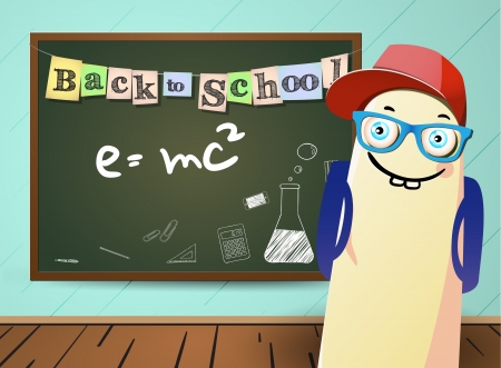 illustration with Back to school themeのイラスト素材