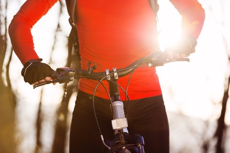 Mountain biker の写真素材