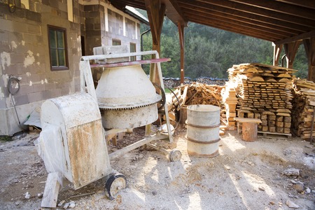 Building and Construction Site in progress to new houseの写真素材