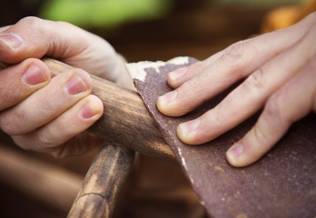 Chair renovationの写真素材