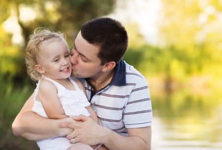 Father and daughter