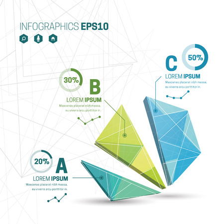 Business design vector illustration with space for textの写真素材