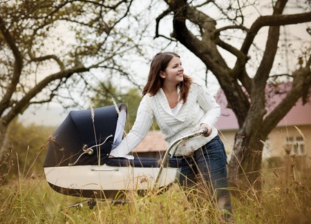 Young familyの写真素材