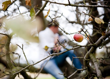 Man outsideの写真素材