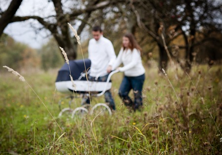 Young familyの写真素材