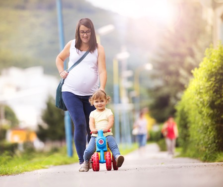 Pregnant motherの写真素材