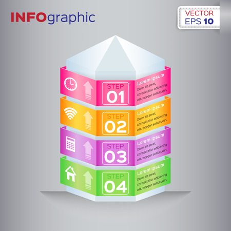 Business design vector illustration with space for textのイラスト素材