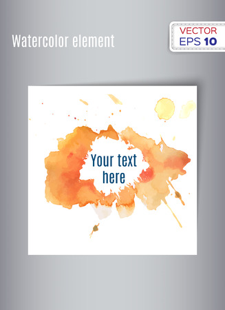 Abstract hand drawn watercolor background. Vector illustration.のイラスト素材