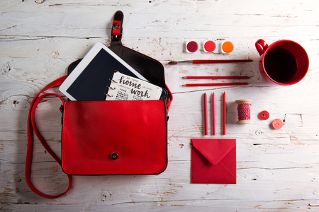 Back to school compositionの写真素材