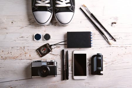 Back to school compositionの写真素材