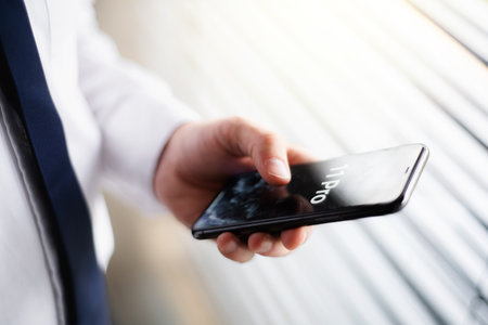 NOVA BANA, SLOVAKIA - SEPT 25, 2019: New Apple iPhone 11 Pro smartphone.のeditorial素材