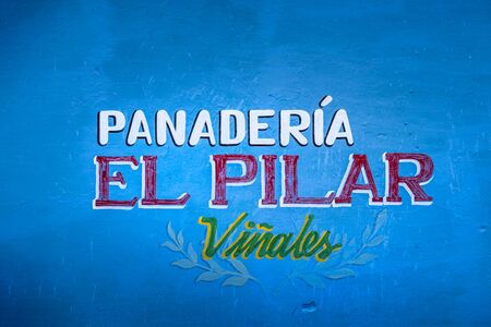 Vinales, Cuba - March 26 2019: Panaderia, UNESCO, Vinales, Pinar del Rio Province, Cuba, West Indies, Caribbean, Central Americaのeditorial素材