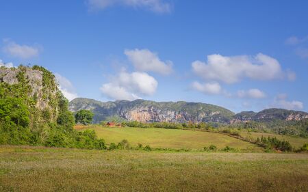 Vinales National Park, UNESCO, Pinar del Rio Province, Cuba, West Indies, Caribbean Central Americaの写真素材