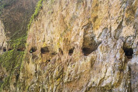 Windows of the Guimar (thousand windows hike) at Tenerife, Canary Islands, Spain, Europe,の写真素材