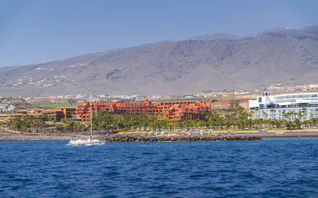 Yacht trip along Tenerife, Canary Islands, Spain Europeのeditorial素材