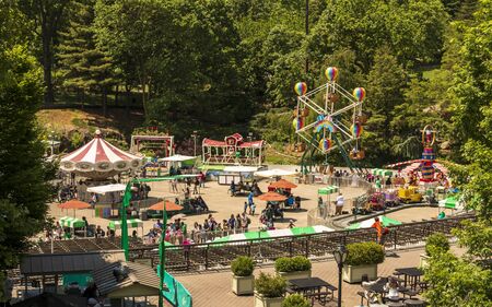 New York, USA - May 19 2015: Fair at Central Park, New York City, Manhattan, United States of America, North Americaのeditorial素材
