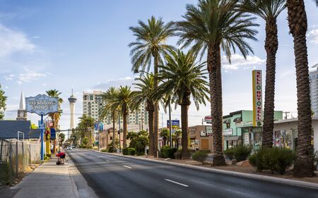 Las Vegas, USA - May 21 2018: Graceland Wedding Chapel on Las Vegas Boulevard, The Strip, Las Vegas, Nevada, USA, North Americaのeditorial素材