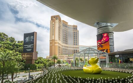 Las Vegas, USA - May 22 2018: The Palazzo, The Strip, Las Vegas Boulevard, Las Vegas, Nevada, USA North Americaのeditorial素材