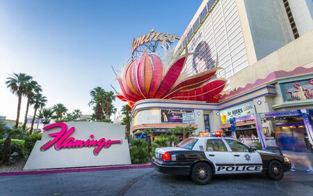 Las Vegas, USA - May 24 2018: Flamingo, The Strip, Las Vegas Boulevard, Las Vegas, Nevada, United States of America, North Americaのeditorial素材