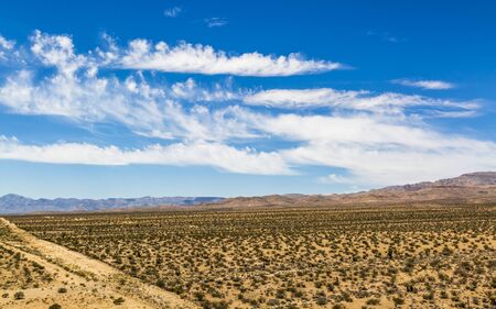 Countryside near Las Vegas, Nevada, United States of America, North Americaの写真素材