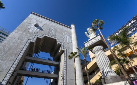Hollywood, USA - May 28 2018: Hollywood Highland shopping mall, Hollywood Boulevard, Hollywood, Los Angeles, California, United States of America, North Americaのeditorial素材