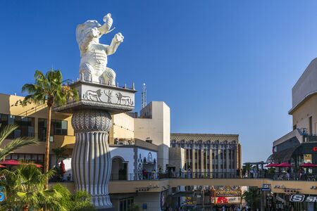 Hollywood, USA - May 28 2018: Hollywood Highland shopping mall, Hollywood Boulevard, Hollywood, Los Angeles, California, United States of America, North Americaのeditorial素材