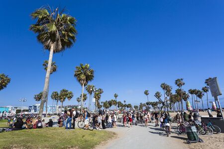 Venice Beach, USA - May 28 2018: Venice Beach, Los Angeles, California, United States of America, North Americaのeditorial素材