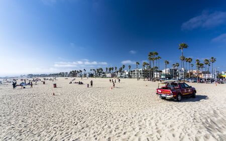 Venice Beach, USA - May 28 2018: Venice Beach, Los Angeles, California, United States of America, North Americaのeditorial素材