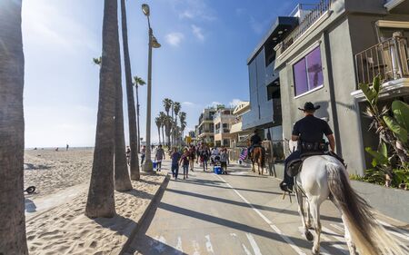Venice Beach, USA - May 28 2018: Venice Beach, Los Angeles, California, United States of America, North Americaのeditorial素材