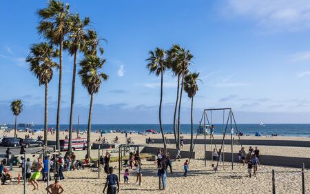 Venice Beach, USA - May 28 2018: Venice Beach, Los Angeles, California, United States of America, North Americaのeditorial素材